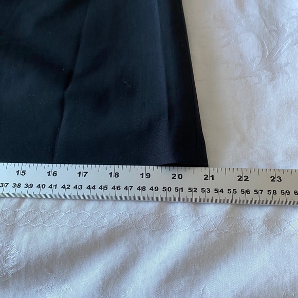 Talbots Women's Black Wool 1/4 Zip Up Midi Skirt Size 12 - Picture 10 of 12